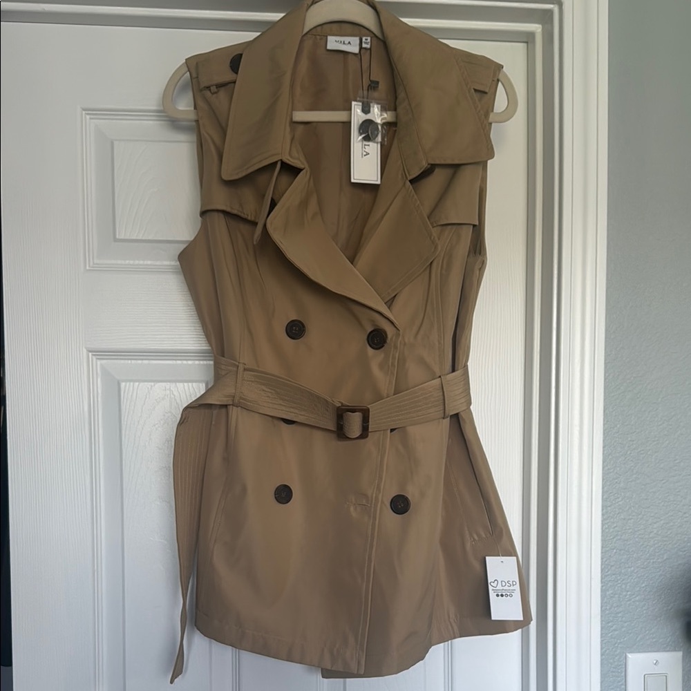 VILA Classic Beige Trench Coat